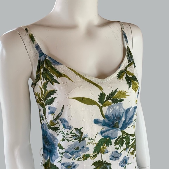 per una 100% cotton summer dress with matching sash/scarf size 8 - Picture 2 of 14